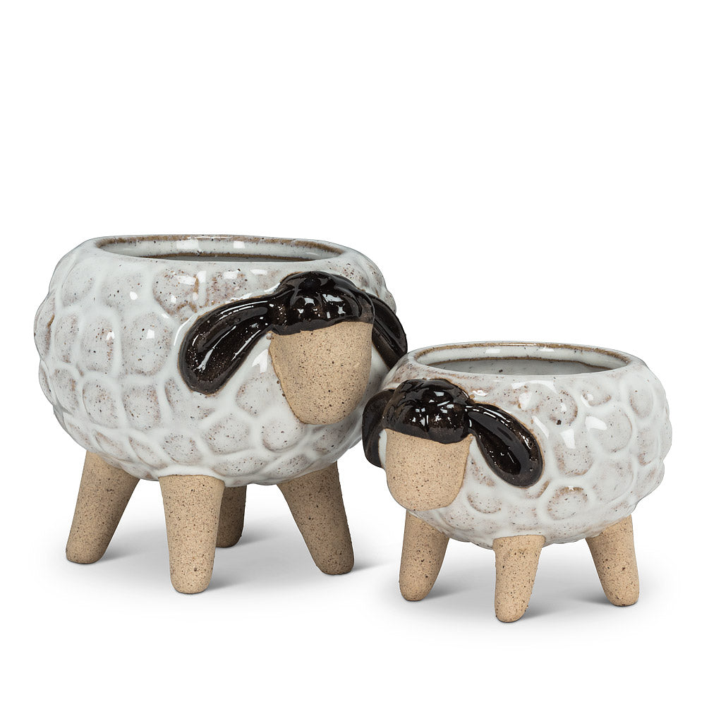 Small Sheep on Legs Planter