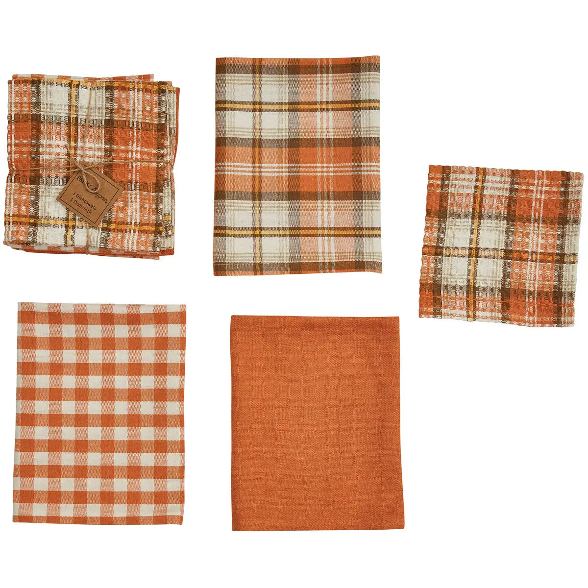 Dishtowel/Dishcloth Set - Pumpkin Seed