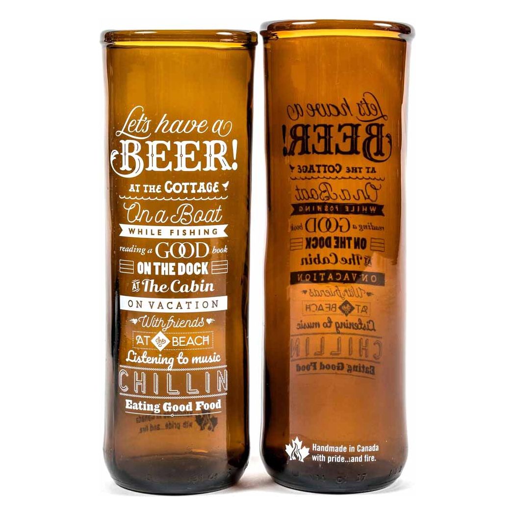 Cottage ReBeer Glass