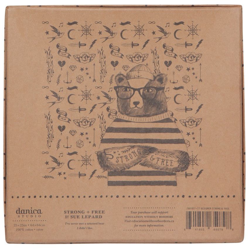 Teatowel Designer Strong & Free