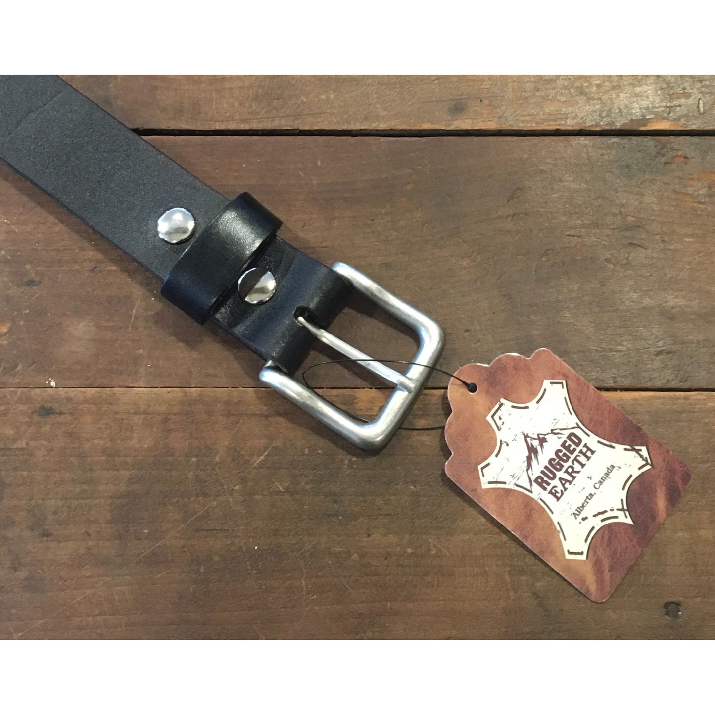 Rugged Earth Black Belt (Unisex)