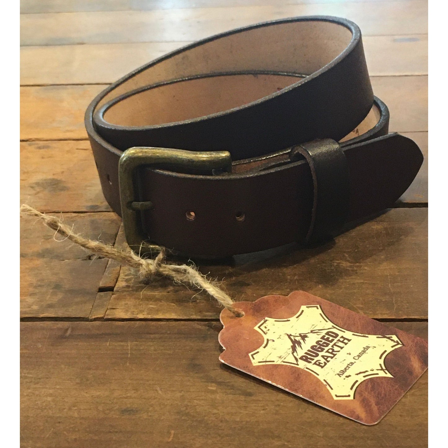 Rugged Earth Brown Belt (Unisex)