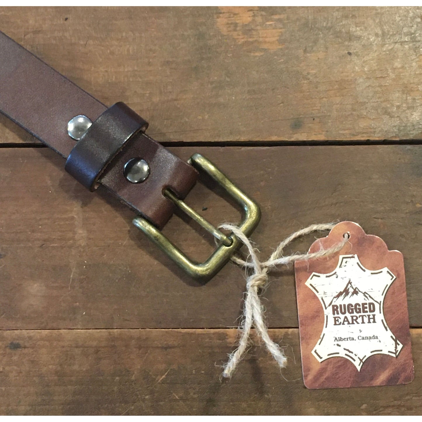 Rugged Earth Brown Belt (Unisex)