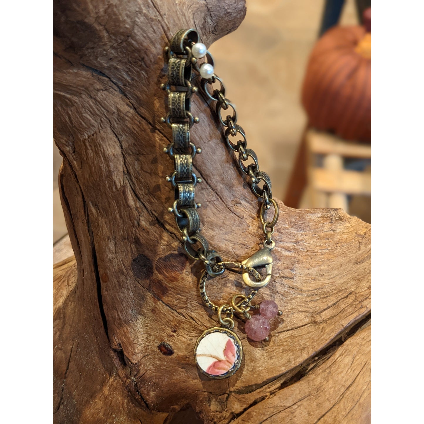 K. Ross Vintage China Bracelet- 026