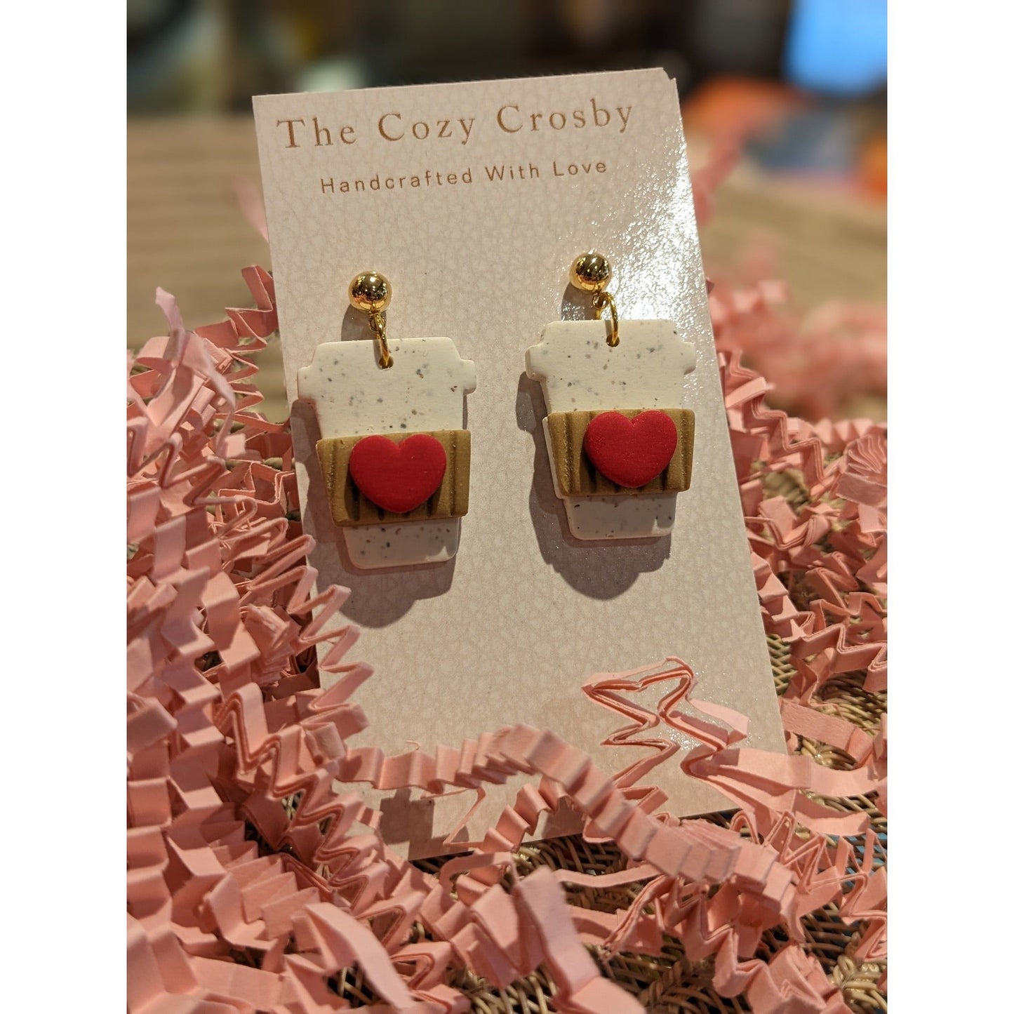 I Like You A Latte Dangle Earrings