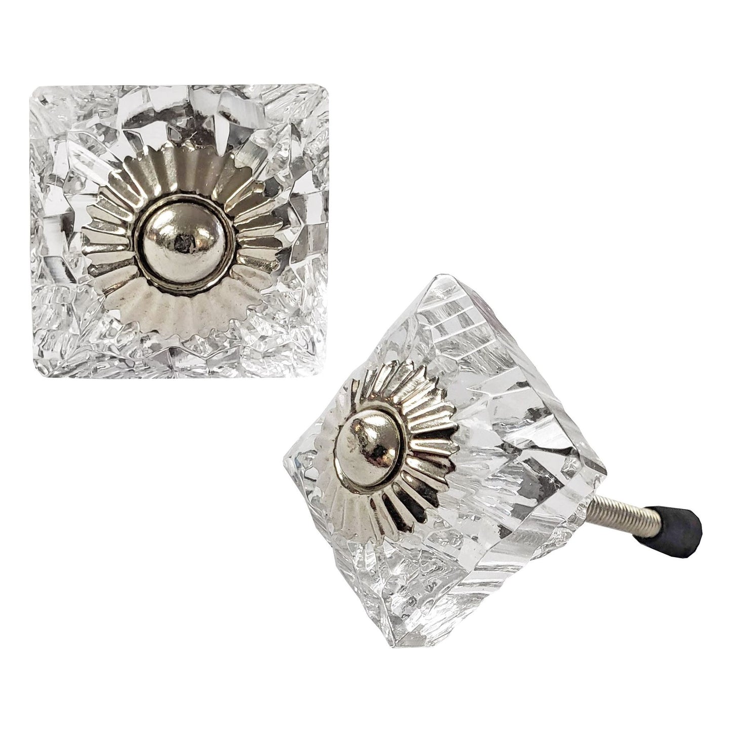 Cherie Knob, Clear Glass