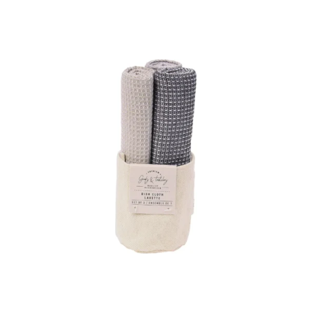 Calvin Dishcloth - 2-Tone Grey