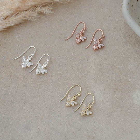 Bee Yourself Earrings - Rose Gold