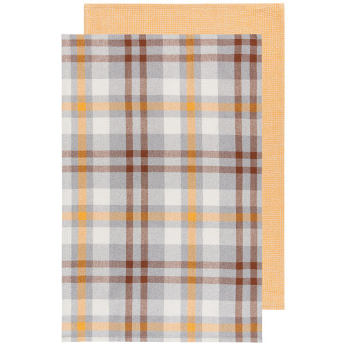 Teatowel - Plaid Maize