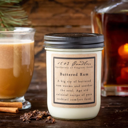 Buttered Rum Soy Candle | 14oz