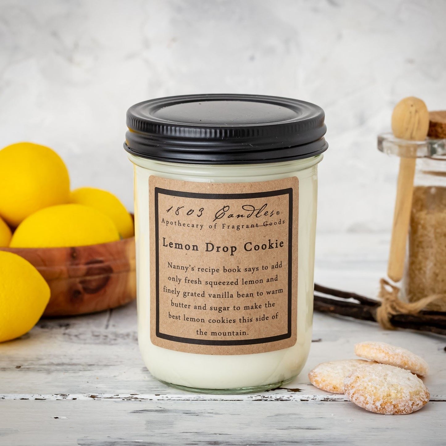 Lemon Drop Cookie Soy Candle | 14oz