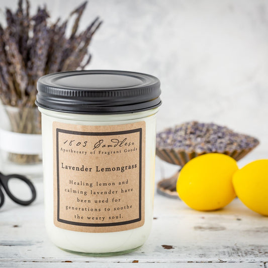 Lavender Lemongrass Soy Candle | 14oz