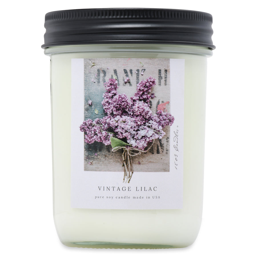 Vintage Lilac Soy Candle | 14oz