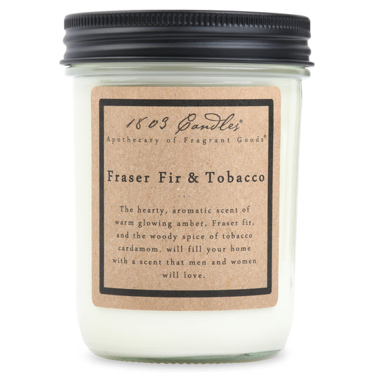 Fraser Fir & Tobacco Soy Candle | 14oz