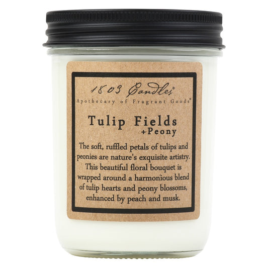Tulip Fields + Peony Soy Candle | 14oz