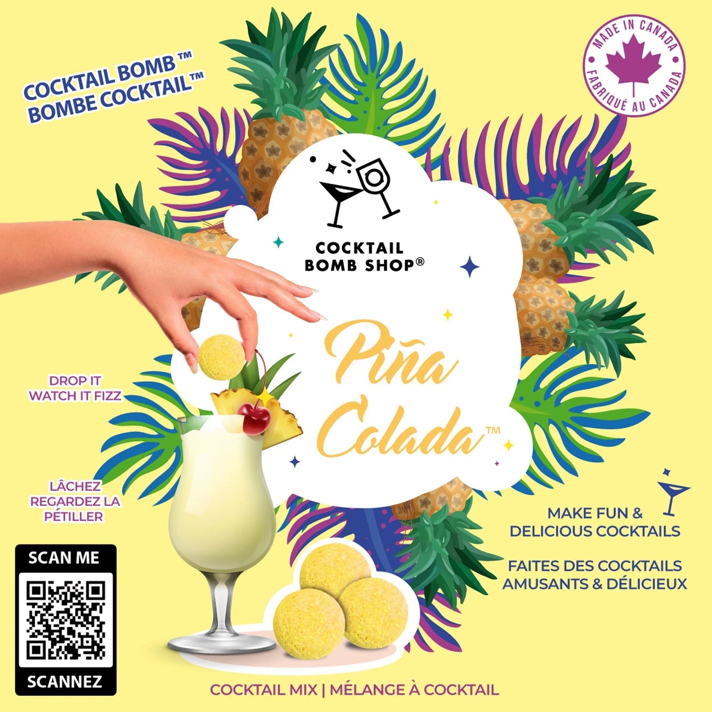 Cocktail Bomb - Pina Colada | 4 pack