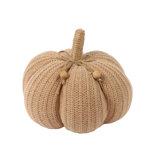 Knitted Pumpkin | Tan