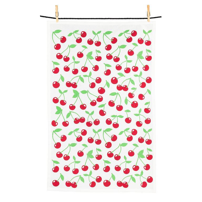 Dishcloth & Towel - Cherries