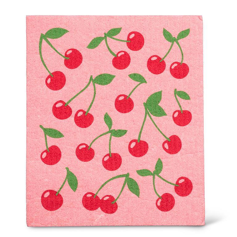 Dishcloth & Towel - Cherries