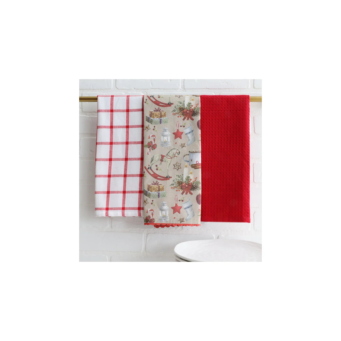 Teatowel - Classic Christmas (Set/3)