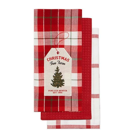 Dishtowel - Christmas Trees Farm