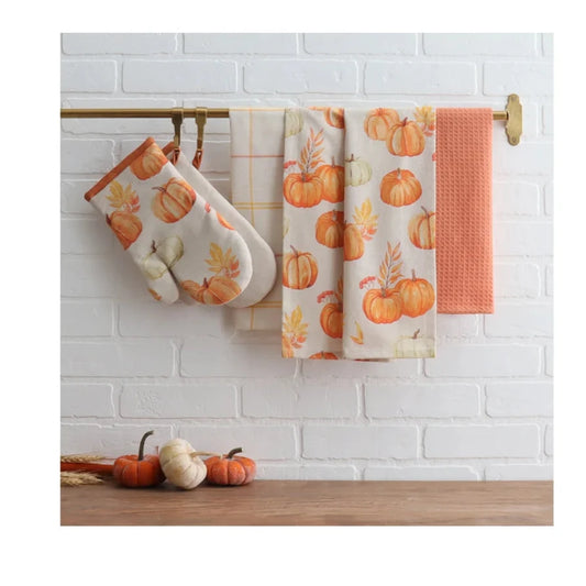 Teatowel - Pumpkin Patch (Set/3)