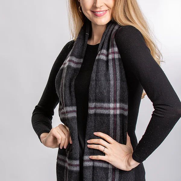 Lambswool Scarf | Thompson Charcoal