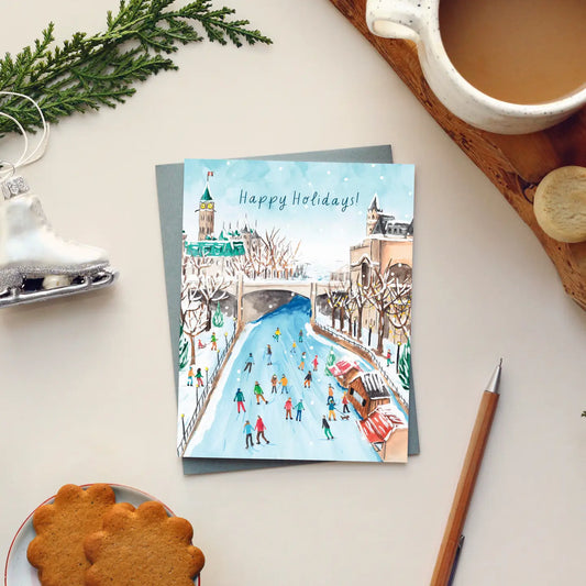 Ottawa Rideau Canal Holiday Card