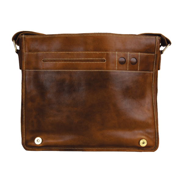 Rugged Earth Leather Messenger Bag (199027)