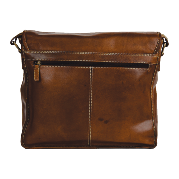 Rugged Earth Leather Messenger Bag (199027)