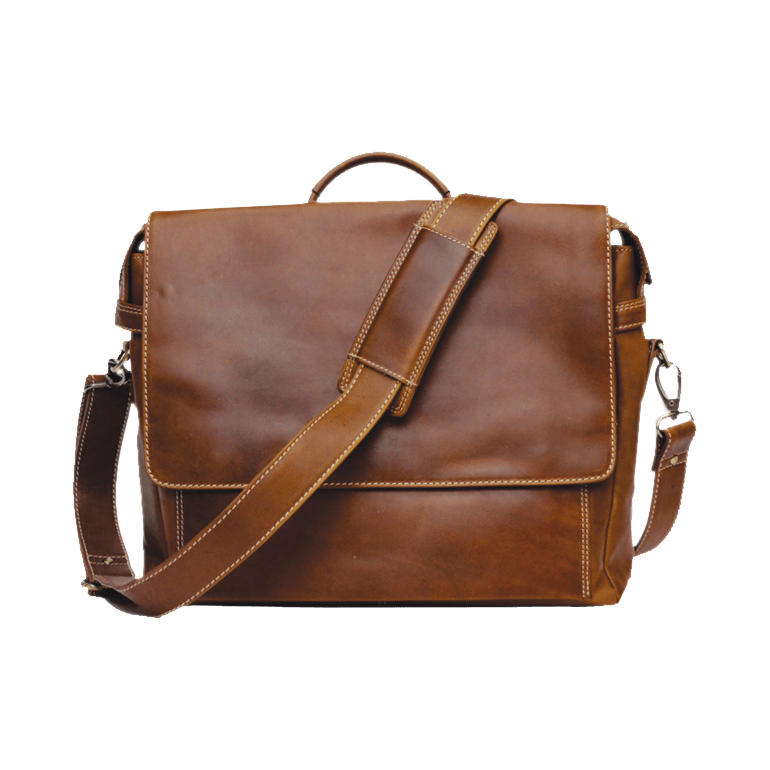 Rugged Earth Leather Briefcase/Messenger Bag (199035)