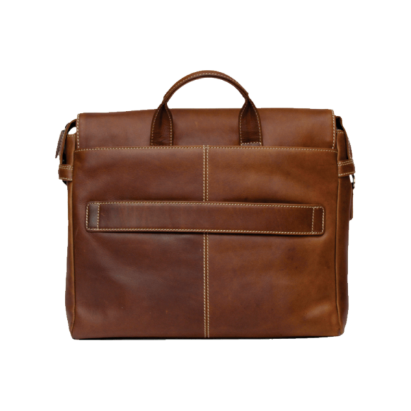 Rugged Earth Leather Briefcase/Messenger Bag (199035)