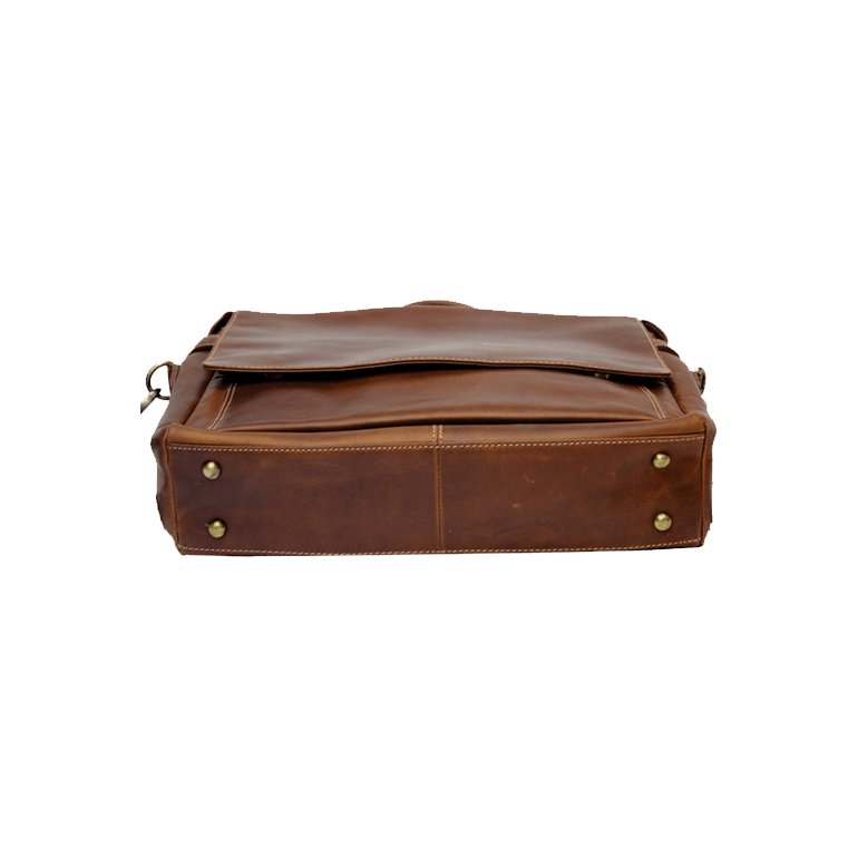 Rugged Earth Leather Briefcase/Messenger Bag (199035)