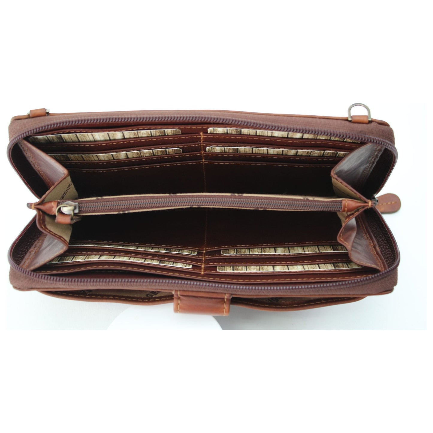 Rugged Earth Leather Horizontal Organizer (Style 199054)