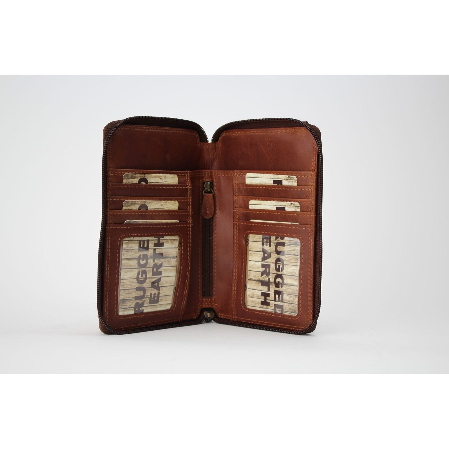 Rugged Earth Leather Upright Organizer (199055)