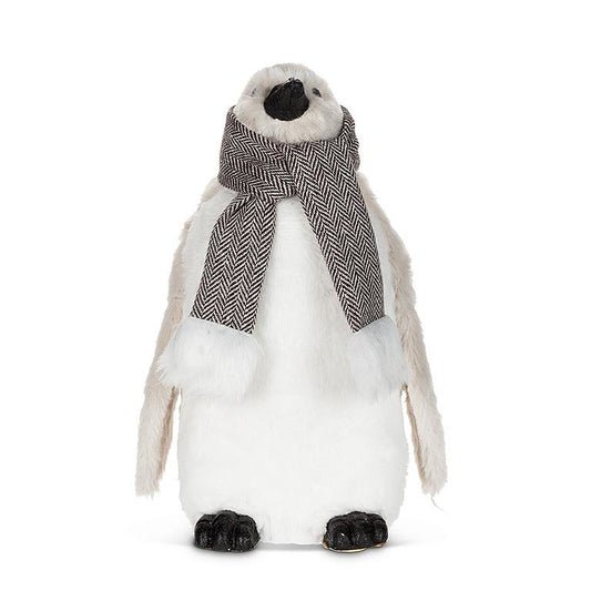 Large Fuzzy Penguin w/Scarf