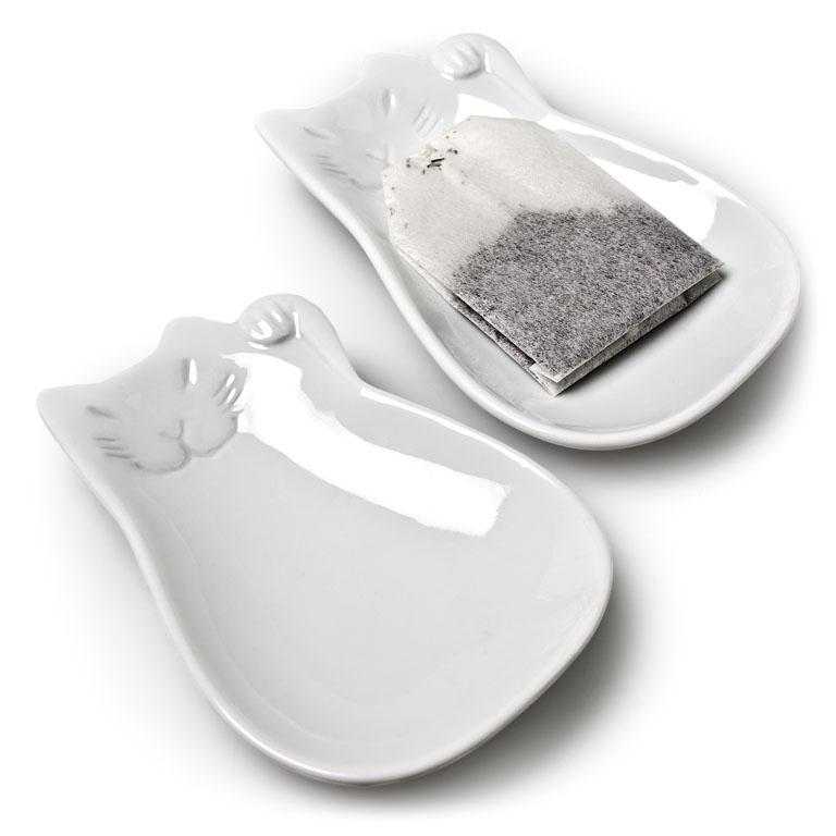 Cat Teabag Plate