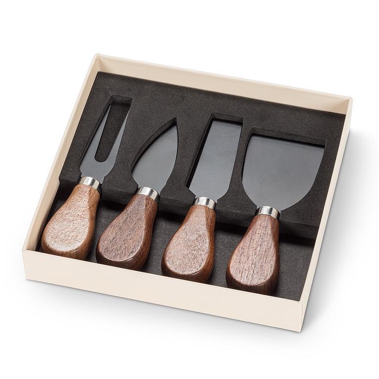 Walnut Handled Cheese Knives (Set/4)