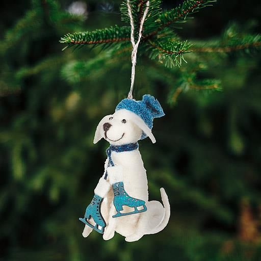 Ornament - Dog with Hat