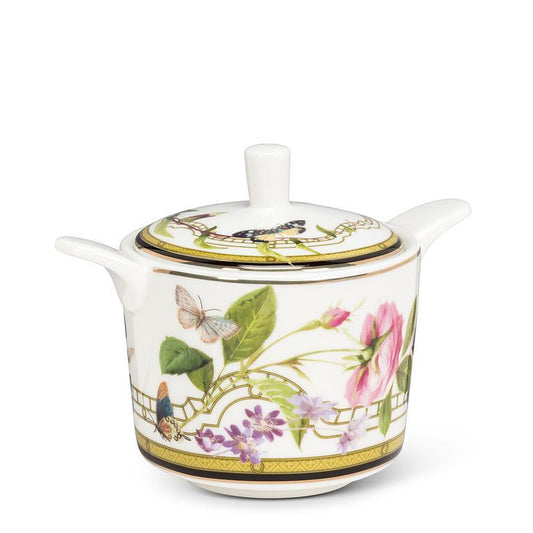 Butterfly Garden Covered Pot