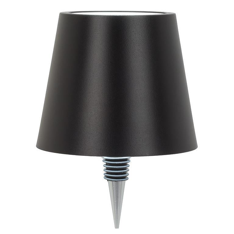 Classic Shade LED Bottle Stopper Light - Black
