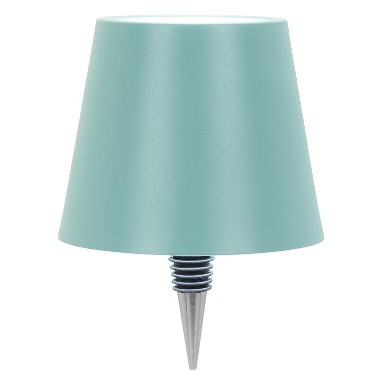 Classic Shade LED Bottle Stopper Light - Light Blue