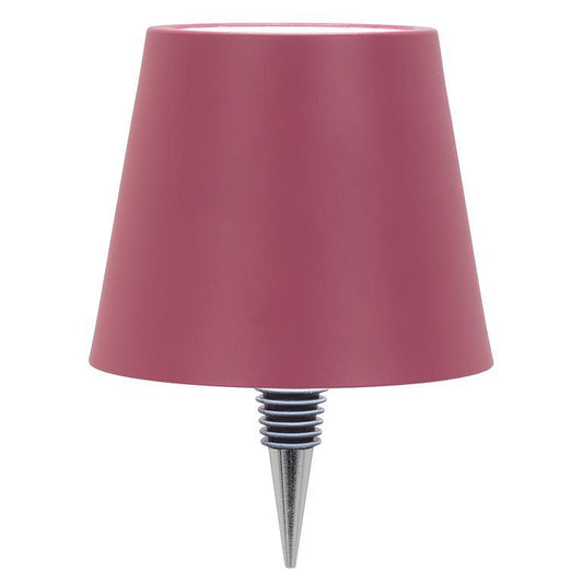 Classic Shade LED Bottle Stopper Light - Pink