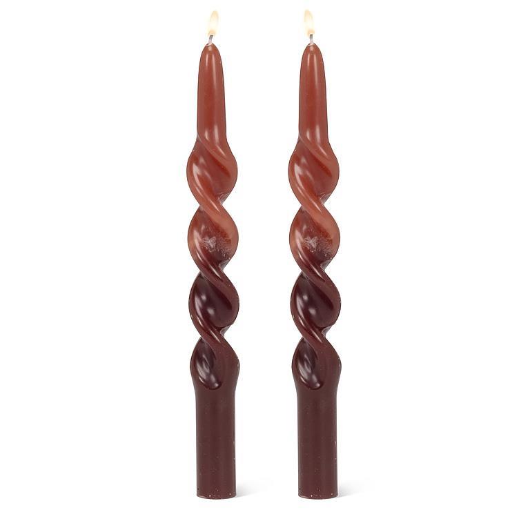 Spiral 2-Tone Taper | Brown