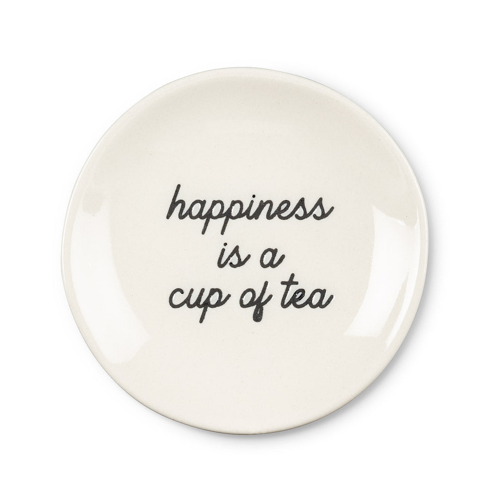 Happiness is ... Tea Bag Small Plate