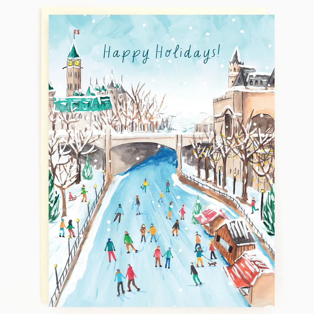 Ottawa Rideau Canal Holiday Card