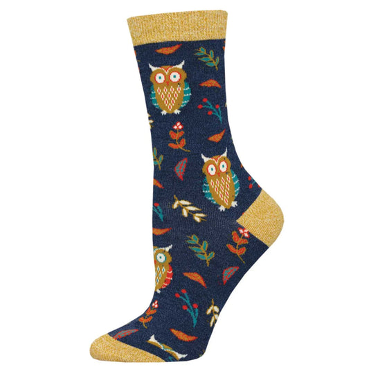 Cute Hoot Bamboo Socks - Ladies
