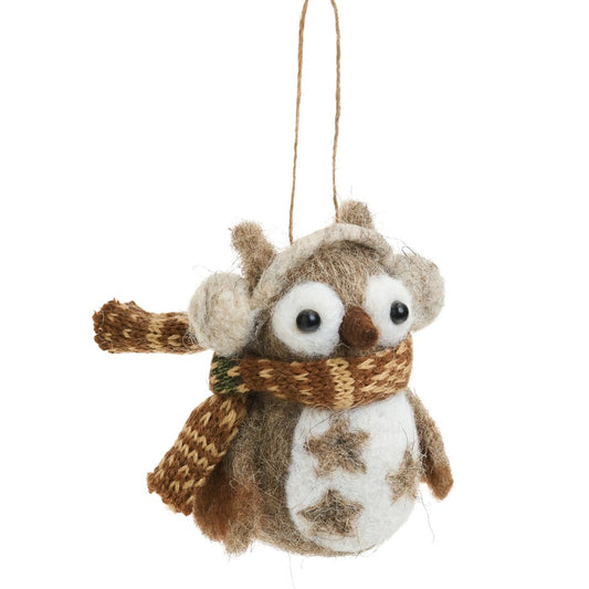 Ornament - Owl Wool