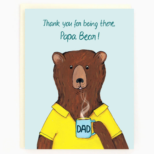 Dad Papa Bear Card