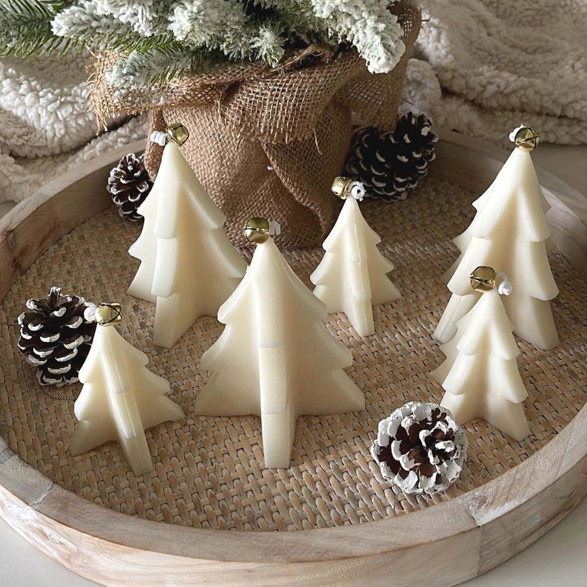 Christmas Tree Soy Candle - Large